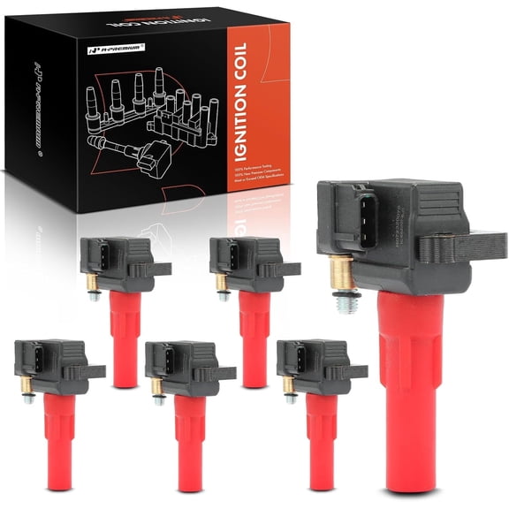 A-Premium Engine Ignition Coils Compatible with Subaru Legacy Outback 2010-2018 Tribeca 2010-2014 3.6L Petrol 6-PC Set
