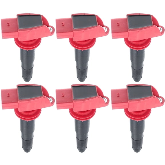 A-Premium Engine Ignition Coils Pack Compatible with Porsche Cayenne 2008-2018 Panamera 2010-2016 V6 3.6L V8 4.8L DOHC Petrol 6-PC Set