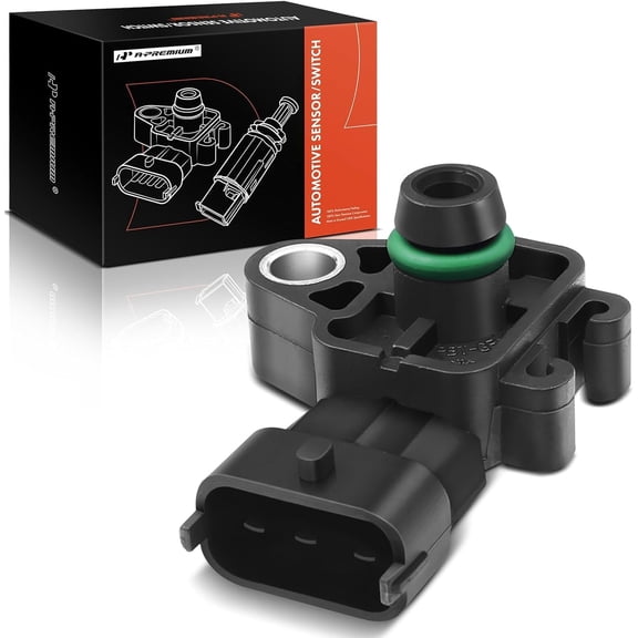 A-Premium Engine Manifold Absolute Pressure MAP Sensor Compatible with Buick Cadillac Chevy Silverado Express Suburban Tahoe GMC Sierra Yukon Hummer Isuzu Saab