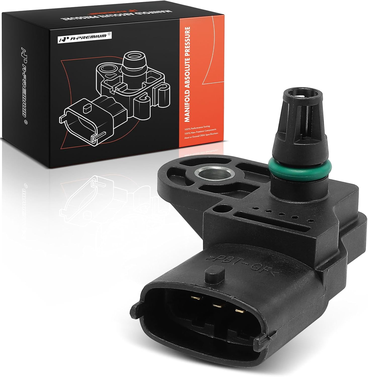 A-Premium Engine Manifold Pressure (MAP) Sensor [4 Pins] Compatible ...