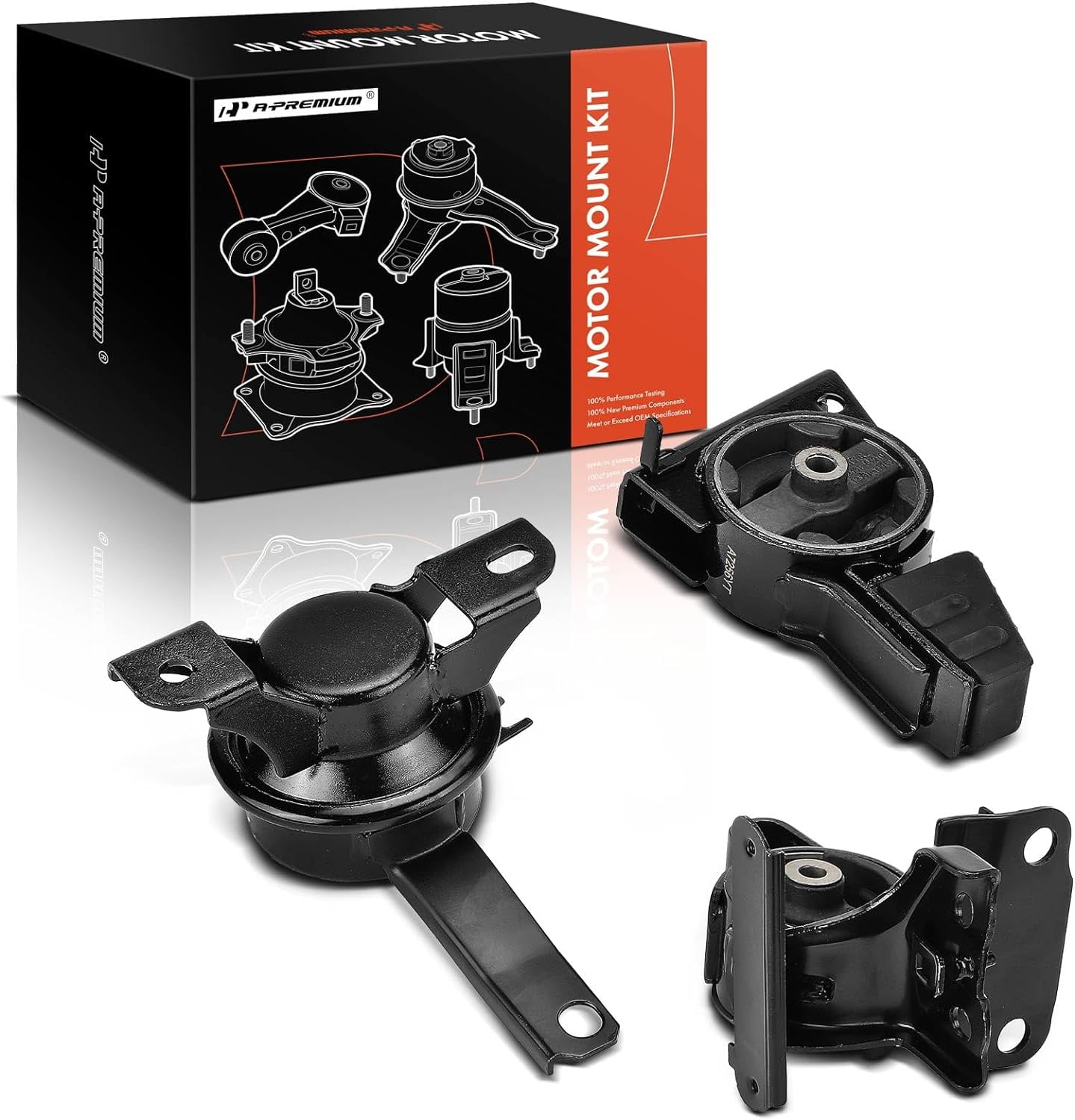 A-Premium 3PCS Engine Motor Mount And Transmission Mount Set Compatible With Toyota Tacoma 1995-1999 3.4L, 4Runner 1996-1998 3.4L, Celica 1981-1985 2.4L, Pickup 1981-1985 2.4L, RWD Only, Engine Mounts - Canada