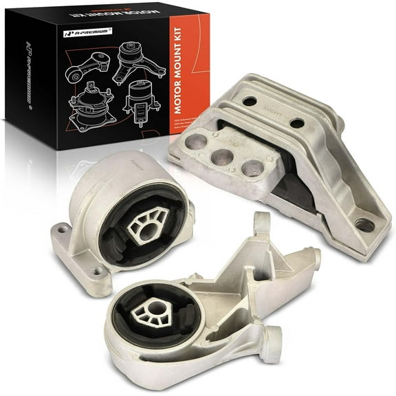 A-Premium Engine Motor Mount and Transmission Mount Kit Compatible with Chevrolet Equinox 2005-2009 & Pontiac Torrent 2006-2009, 3.4L, Automatic Transmission, 3-PC Set, Replace# 15297043
