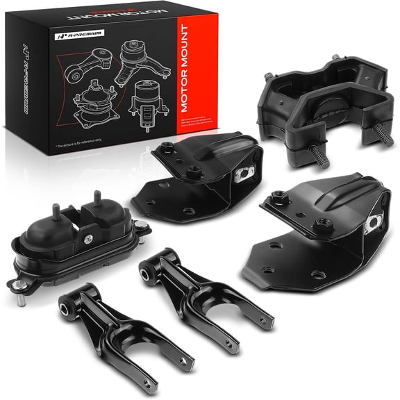 A-Premium Engine Motor Mount and Transmission Mount Kit Compatible with Chevrolet Impala 2006-2011, Monte Carlo 2006-2007 3.5L, 6-PC Set, Replace# 22146688, 10419764