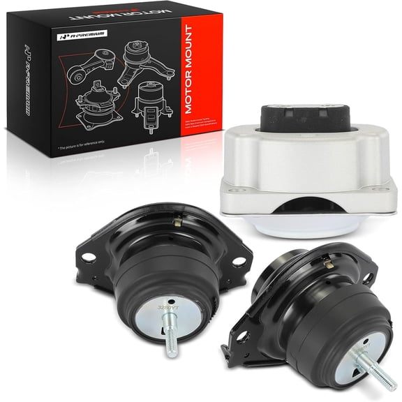 A-Premium Engine Motor Mount and Transmission Mount Kit Compatible with Dodge Charger 2012-2022, Challenger 2011-2022 & Chrysler 300 2012-2014, 6.4L, Automatic Transmission, 3-PC Set