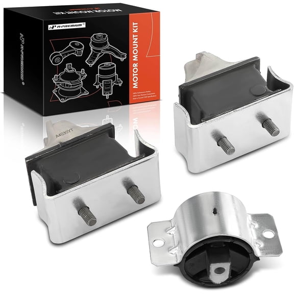 A-Premium Engine Motor Mount and Transmission Mount Kit Compatible with Dodge Sprinter 2500 3500 2003-2006 & Freightliner Sprinter 2500 3500 2002-2006, 2.7L, 3-PC Set, Replace# 5104035AA