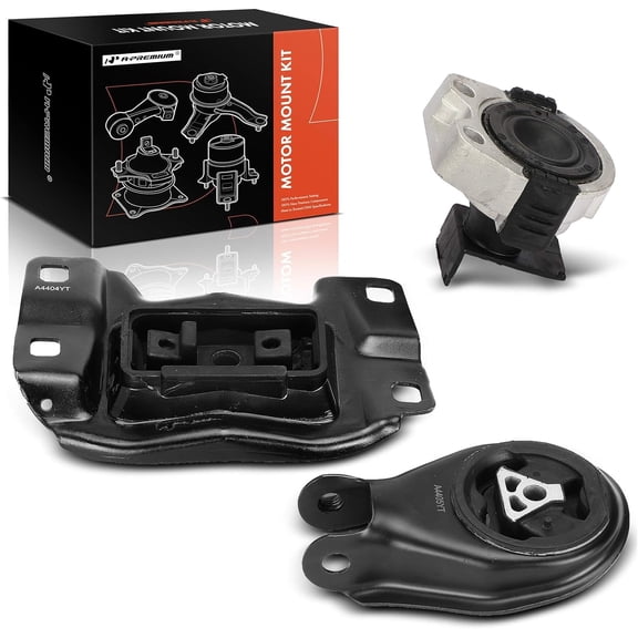 A-Premium Engine Motor Mount and Transmission Mount Kit Compatible with Mazda 3 2004-2009 2.0L 2.3L, Manual Transmission, 3-PC Set, Replace# 5S4Z6038AA, 5S4Z6038BA