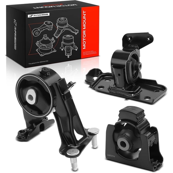 A-Premium Engine Motor Mount and Transmission Mount Kit Compatible with Toyota RAV4 2009 2010 2011 2012 2.5L, FWD, Automatic Transmission, 3-PC Set, Replace# 1237236010