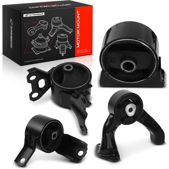 A-Premium Engine Motor Mount Transmission Mount Set of 4 Compatible with 2007-2017 Jeep Compass & 2007-2012 Dodge Caliber, 2.0L 2.4L, Automatic Transmission, Replace# 5105493AB 5105489AE 5105511AE