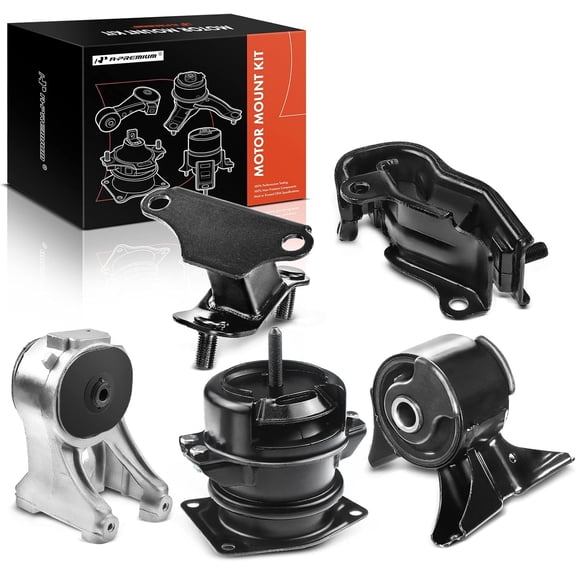 A-Premium Engine Motor Mount and Transmission Mount Set of 5 Compatible with Honda Odyssey 1999 2000 2001 2002 2003 2004 V6 3.5L Automatic Transmission