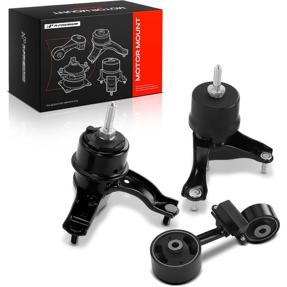 A-Premium Engine Motor Mount and Transmission Mount and Torque Strut Mount Kit Compatible with Toyota Highlander 2004-2007 & Lexus RX330 2004-2006, 3.3L, Automatic Transmission, GAS, 3-PC Set