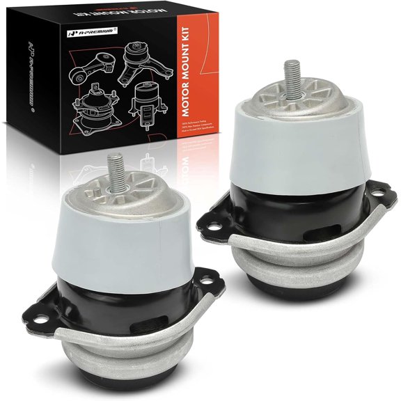 A-Premium Engine Motor and Transmission Mount Kit Compatible with Audi Q7 2008-2015 3.0L Q7 2007-2010 3.6L 4.2L & Porsche Cayenne 2004-2006 & 2008-2010 & Volkswagen Touareg 2004-2017 2-PC Set