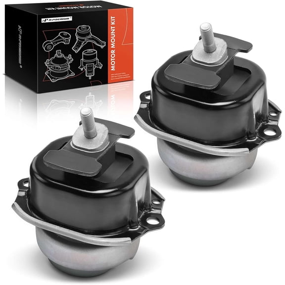 A-Premium Engine Motor and Transmission Mount Kit Compatible with BMW E70 Series X5 2007-2018, X5 2007-2010, E71/E72 Series X6 2009-2019, 3.0L 4.8L, 2-PC Set, Replace# 22116780259