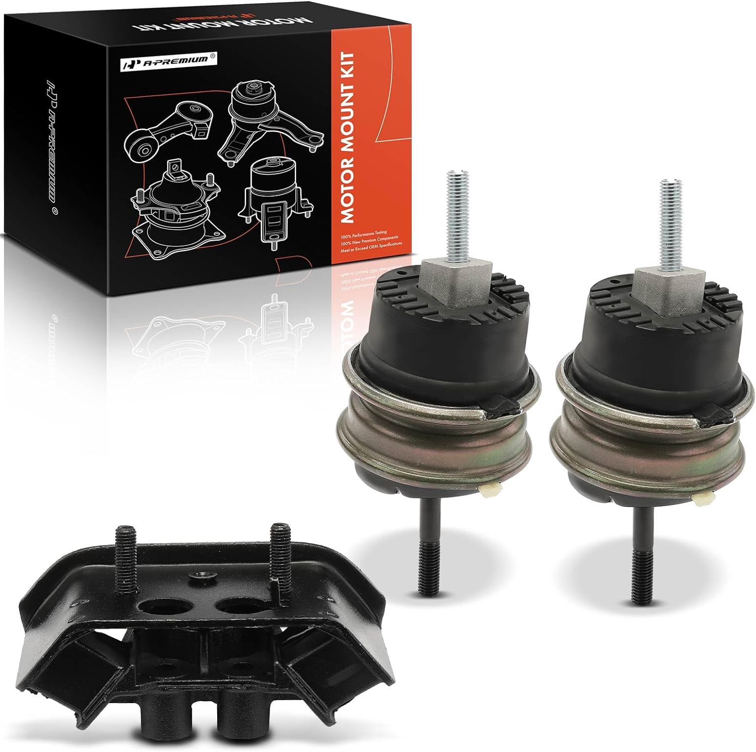 A-Premium Engine Motor and Transmission Mount Kit Compatible with ...