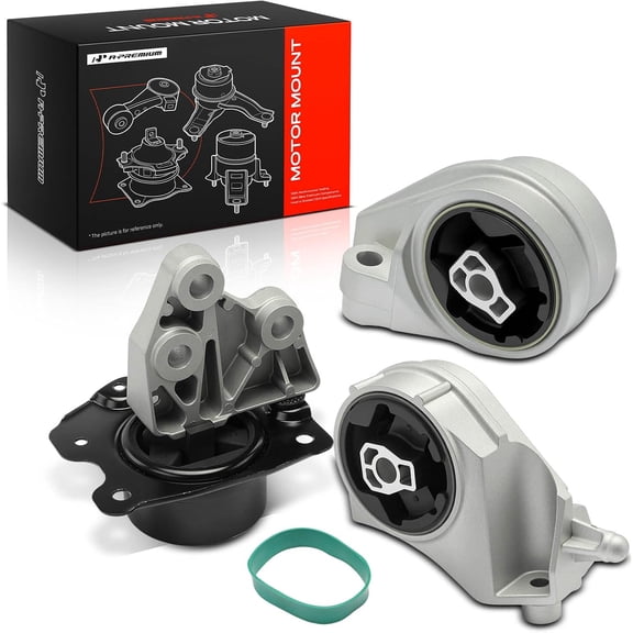 A-Premium Engine Motor and Transmission Mount Kit Compatible with Chevrolet Equinox 2010-2017, Captiva Sport 2012-2015 & GMC Terrain 2010-2017, 2.4L, Automatic Transmission, 3-PC Set