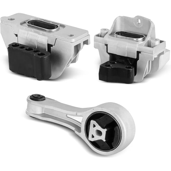 A-Premium 3Pcs Engine Motor and Transmission Mount Kit Compatible with Dodge Journey 2011-2018, 2.4L, Automatic Transmission, Replace# 5147129AD, 5147774AC