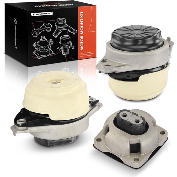 A-Premium Engine Motor and Transmission Mount Kit Compatible with Mercedes-Benz GLE400 2016-2017, GLE43 AMG 2017-2019, GLE550e 2016-2018, GL450 2015-2016, GLS450 2017-2019, ML350 2013-2015, 3-PC Set