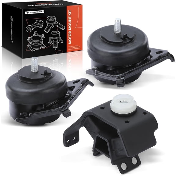 A-Premium Engine Motor and Transmission Mount Kit Compatible with Toyota 4Runner 2003-2019, FJ Cruiser 2007-2014 4.0L, RWD Automatic Transmission, 3-PC Set, Replace# 1236131081, 1236131290