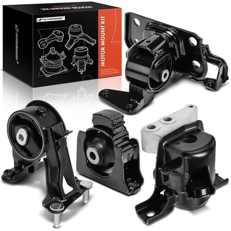 A-Premium Engine Motor and Transmission Mount Kit Compatible with Toyota RAV4 2009 2010 2011 2012 2.5L FWD(Front Wheel Drive) Automatic Transmission 4-PC Set Replace# 123710V020 1237136020