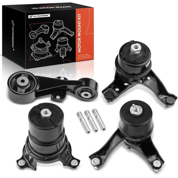 A-Premium Engine Motor Transmission Mount Torque Strut Mount Set of 4 Compatible with Toyota 2012-2017 Camry 2.5L Automatic Transmission Replace# 123720H090 123630V031 123620V060 123610V060