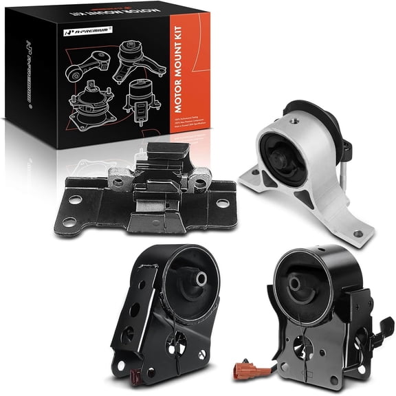A-Premium Engine Motor and Transmission Mount Without Sensor Compatible with Nissan Altima 2005-2006 Maxima Quest V6 3.5L Automatic Transmission 4-PC Set