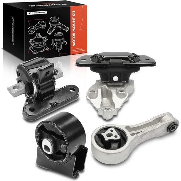A-Premium Engine Motor, Transmission and Torque Strut Mount Kit Compatible with Chrysler 200 2011-2014 & Dodge Avenger 2011-2014, 3.6L, Automatic Transmission, 4-PC Set, Replace# 68092895AA