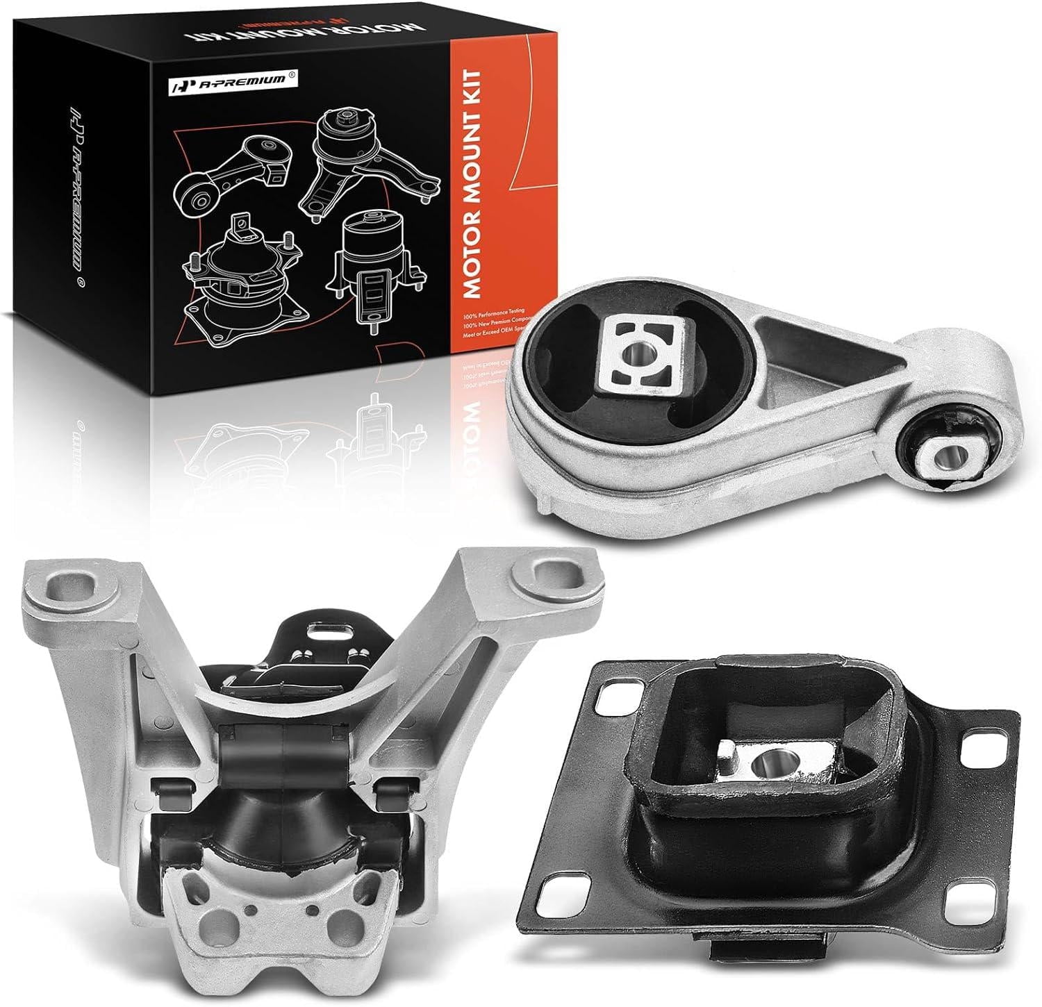 A-Premium Engine Motor and Transmission Mount Compatible with Ford Focus 2005-2007 L4 2.0L Automatic Transmission 3-PC Set