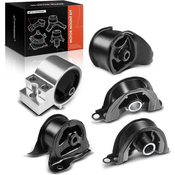 A-Premium Engine Motor and Transmission Mount Kit Compatible with Acura Integra 1994-2001 L4 1.8L, 5-PC Set, Replace# 50820SR3003, 50820ST7003