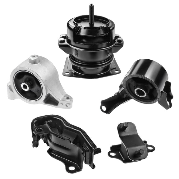 A-Premium Engine Motor and Transmission Mount Kit Compatible with Acura MDX 2001-2002 & Honda Pilot 2003-2004, Automatic Transmission, 5-PC Set