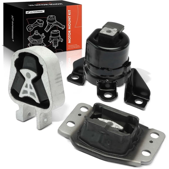 A-Premium Engine Motor and Transmission Mount Kit Compatible with Ford Fusion 2013 2014 2015 2016 2.5L, 3-PC Set, Replace# 6G9Z6068A, DG9Z6038H