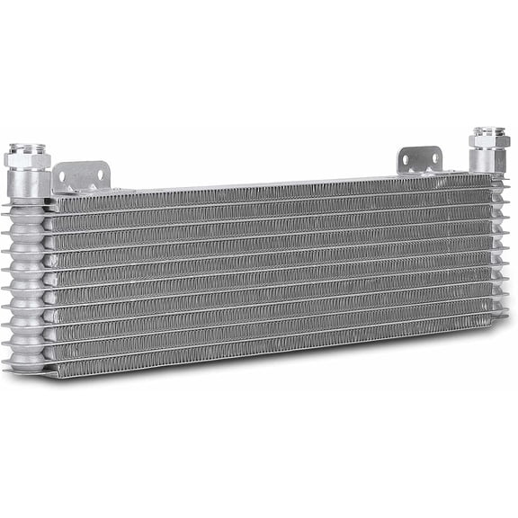 A-Premium Engine Oil Cooler Compatible with Cadillac ATS 2013 2014 2015, 3.6L, RWD, 6 Speed Automatic Transmission