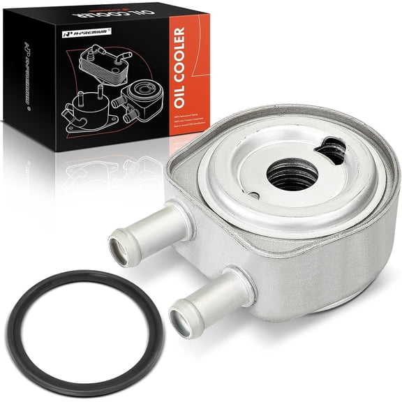 A-Premium Engine Oil Cooler Compatible with Hyundai Santa Fe, Sonata & Kia Optima, Sorento, 2010-2020, 2.0L 2.4L