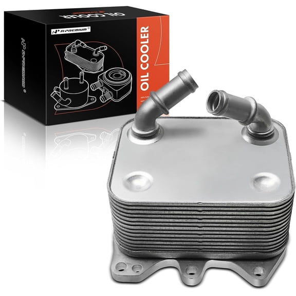 A-Premium Engine Oil Cooler Compatible with Volkswagen Atlas 2018-2019 CC 2012-2016 Passat 2012-2018 Touareg 2013-2017 V6 3.6L
