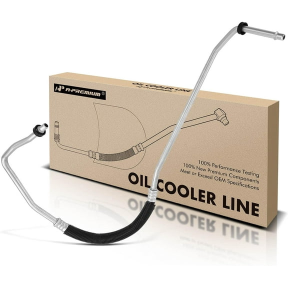 A-Premium Engine Oil Cooler Line Hose Assembly Compatible with Chevrolet C4500 Kodiak C5500 Kodiak GMC C4500 Topkick C5500 Topkick 2003-2009 8.1L