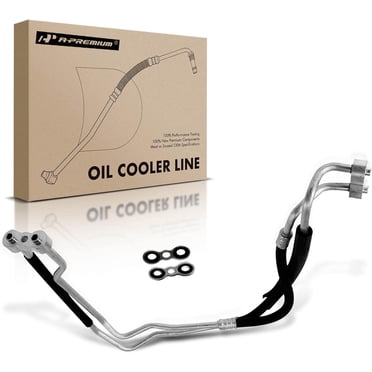 A-Premium Engine Oil Cooler Line Hose Assembly For Chevy Blazer 1996-2005, GMC Jimmy, Oldsmobile Bravada