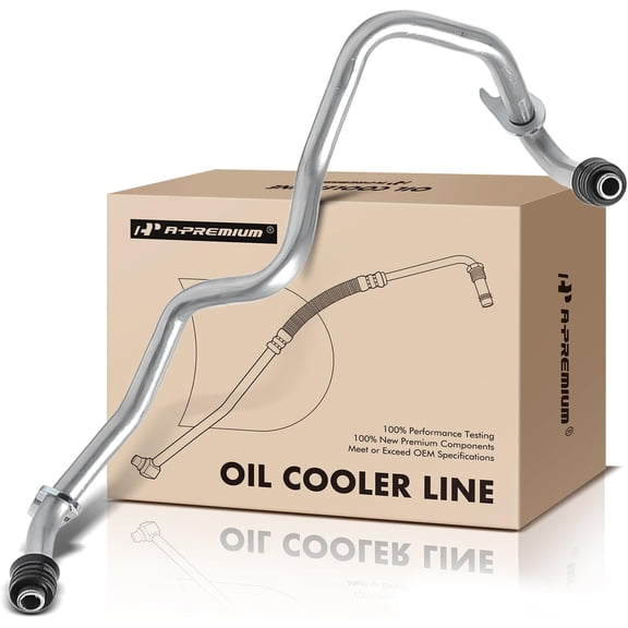 A-Premium Engine Oil Cooler Line Hose Assembly Compatible with Ford Escape & Lincoln MKC, 2017 2018 2019