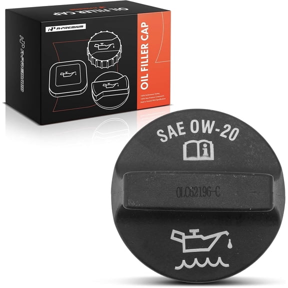 A-Premium Engine Oil Filler Cap Oil Cap Compatible with Chevrolet Silverado 2500 3500 HD 2020-2024, Equinox, Malibu, Cruze, Traverse, Impala, Blazer, Camaro, Trax & GMC Sierra 1500 & Buick & Cadillac