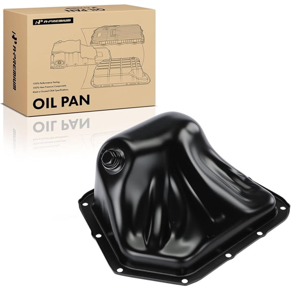 A-Premium Lower Engine Oil Pan Sump with Drain Plug | Compatible with Subaru Outback 2013-2019, Forester 2011-2018, XV Crosstrek 2013-2015, Legacy, Impreza, Crosstrek, 2.0L 2.5L