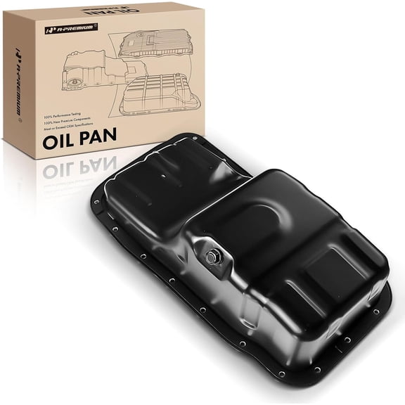 A-Premium Engine Oil Pan Sump with Drain Plug Compatible with Honda CR-V CRV 1997 1998 1999 2000 2001 2.0L
