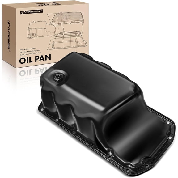 A-Premium Engine Oil Pan Sump with Drain Plug | Compatible with Mini Cooper R57 R58 R56 R55 Series 2007-2015, Cooper Countryman R60 Series, Cooper Paceman R61 Series