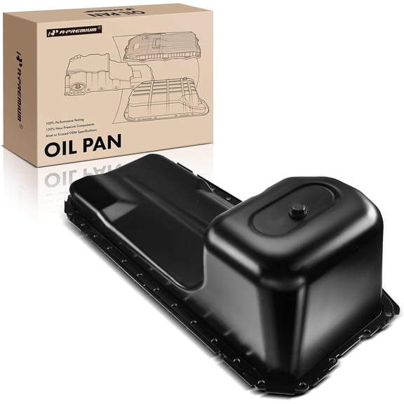 A-Premium Engine Oil Pan with Drain Plug Compatible with Ram 2500, 3500, 4500, 5500, 2013-2024, 6.7L, Diesel, Turbocharged