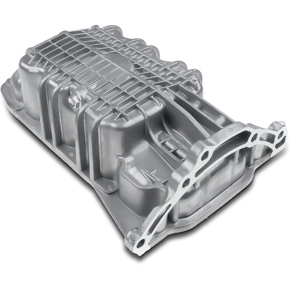 A-Premium Engine Oil Pan Sump with Drain Plug Compatible with Ford Escape 2013-2018, Fiesta 2014-2017, Fusion 2013-2018, Transit Connect 2014-2016, 1.5L 1.6L