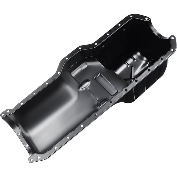 A-Premium Engine Oil Pan Sump with Drain Plug Compatible with Jeep Cherokee 87-01, Comanche 87-92, Grand Cherokee 93-98, TJ 97-99, Wagoneer 87-90, Wrangler 91-95, Wrangler 97-99, L6 4.0L OHV Gas
