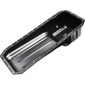 A-Premium Engine Oil Pan Sump with Drain Plug Compatible with Cummins ISB 5.9L/6.7L