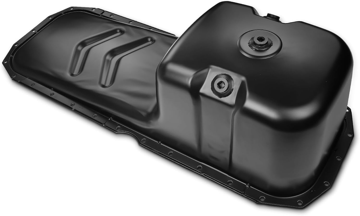 A-Premium Engine Oil Pan Sump with Drain Plug Compatible with Cummins ISX15 Diesel