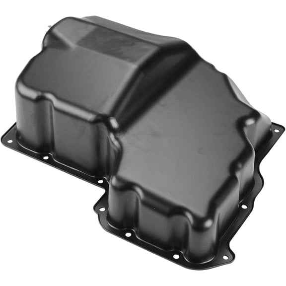 A-Premium Engine Oil Pan Sump with Drain Plug Compatible with Land Rover Defender 2011-2012, 2.4L Diesel