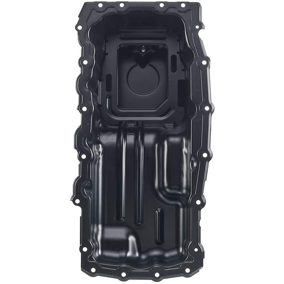 A-Premium Engine Oil Pan with Drain Plug Compatible with Ford F-150 2010-2014 F-250/350 Super Duty 2011-2019 V8 6.2L