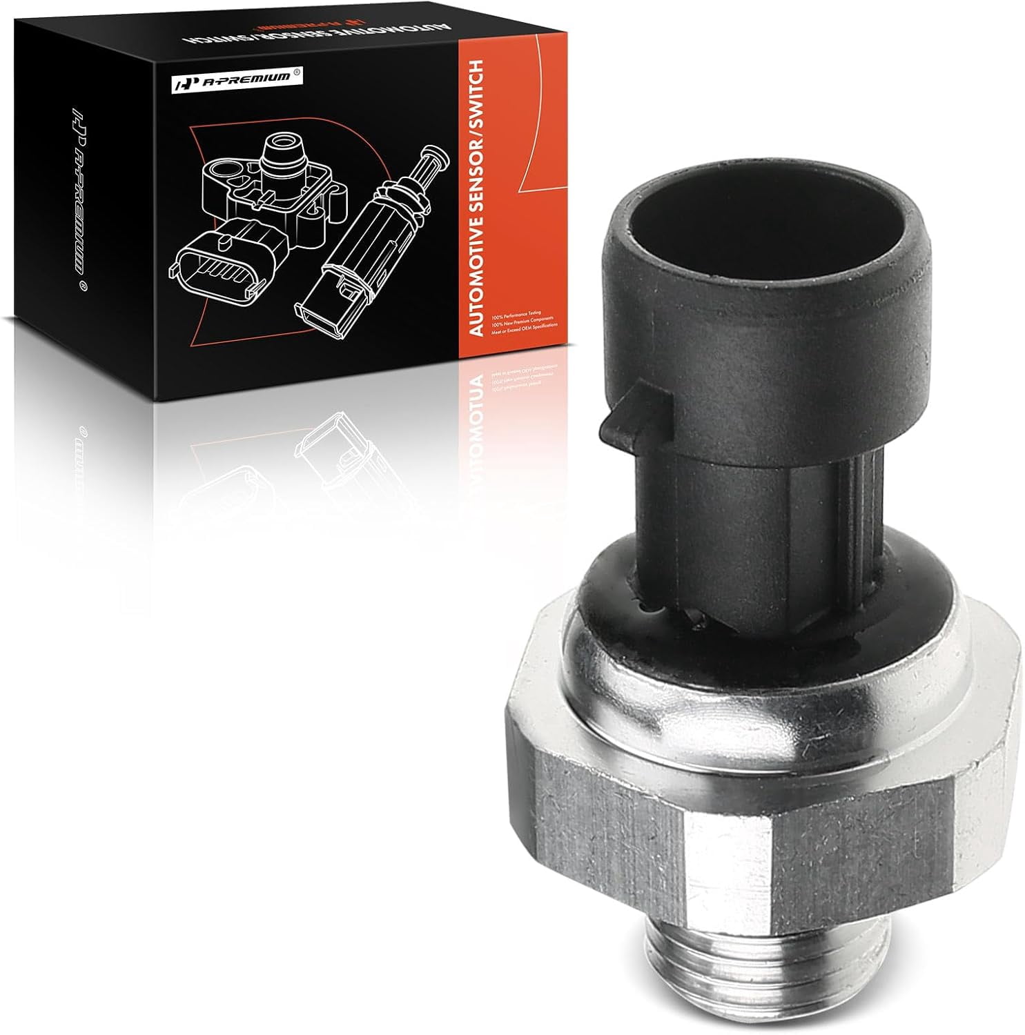 A-Premium Engine Oil Pressure Sensor Switch Compatible with Buick LaCrosse Cadillac Chevrolet Colorado Pontiac Saab 9-3 Saturn