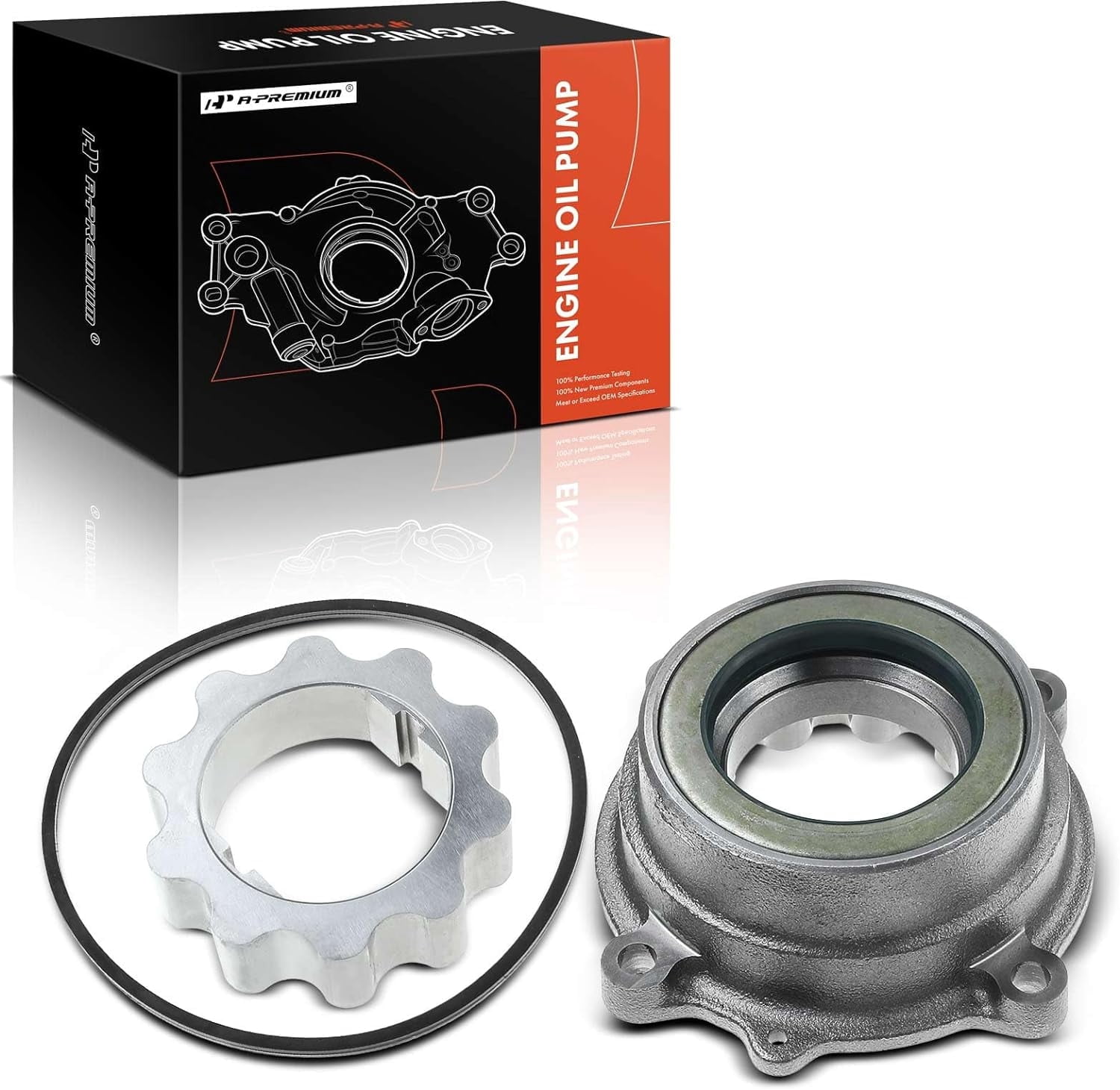 A-Premium Engine Oil Pump For Ford 4.6L/5.4L V8 (F-150, Expedition, Mustang, Etc.) - Standard Volume