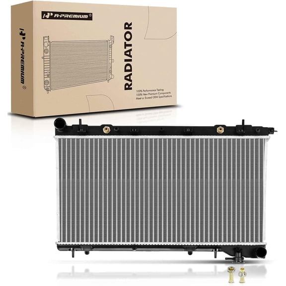 A-Premium Engine Radiator Compatible with Subaru Forester 2003-2008 H4 2.5L Non-Turbocharged Automatic Manual Transmission