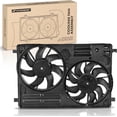 thumbnail image 1 of A-Premium Engine Radiator Cooling Fan Assembly Compatible with Ford Escape 2017-2019 & Lincoln MKC 2015-2018, 1.5L 2.0L 2.3L, Replace# EJ7Z8C607C, EJ7Z8C607E, 1 of 8